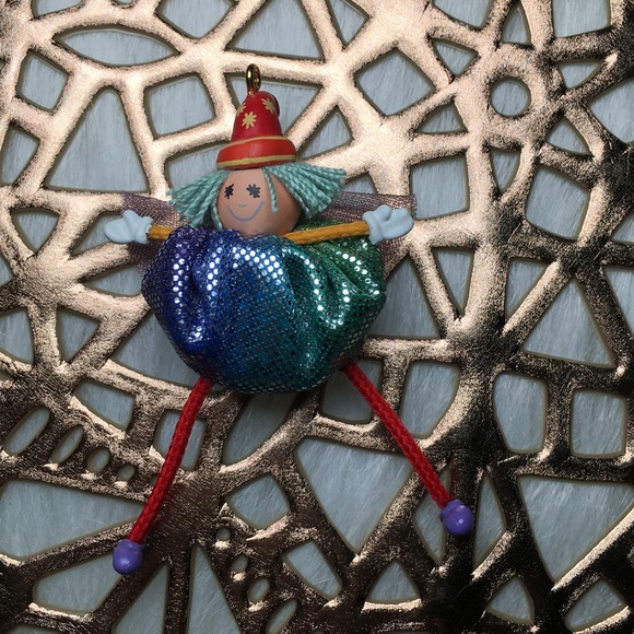 HALLMARK Dream Tree Ornament Paintbox Pixies #1 Miniature Clown Wizard 2002 - Picture 6 of 6